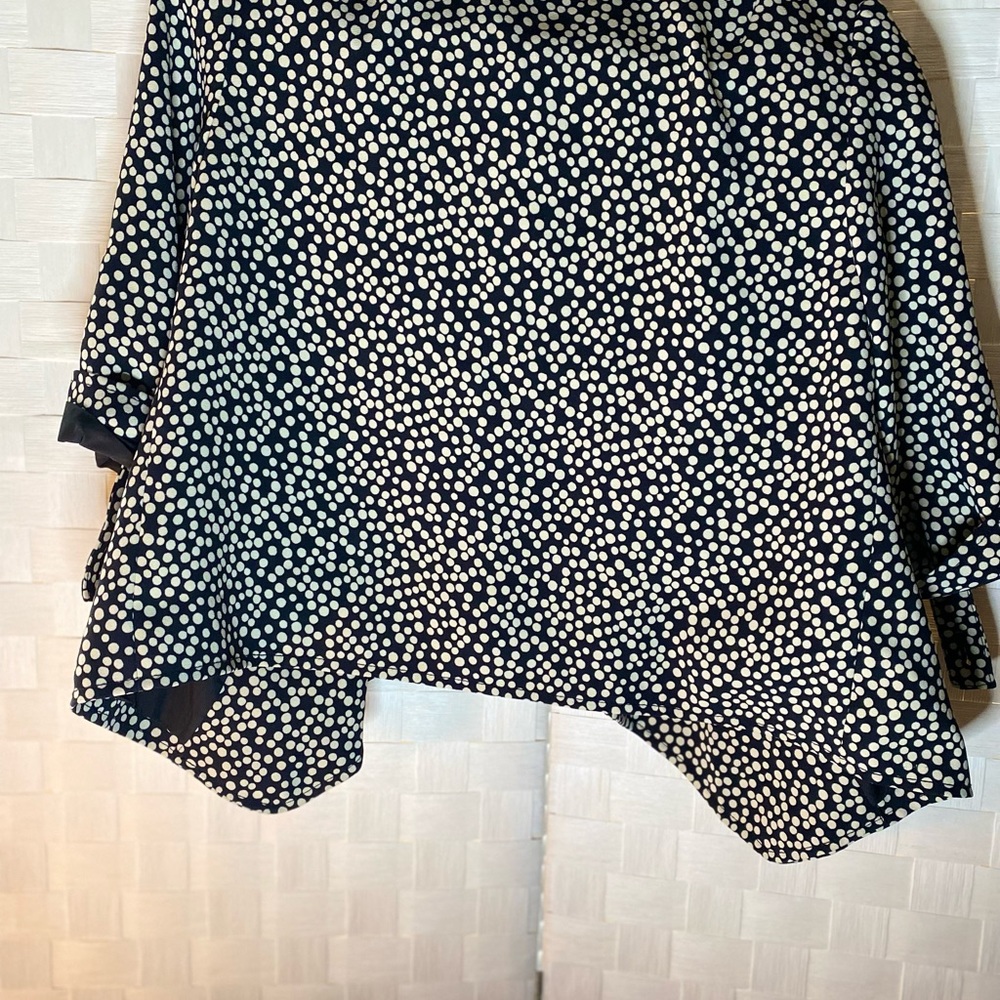 Cropped Loft Polka Dot Jacket - image 3